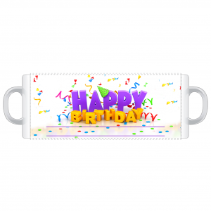 3D Happy Birthday Mug
